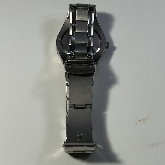 Minicci Men's Quartz Watch Black Dial Silver Tone Stainless Steel – Not Tested - Picture 7 of 7